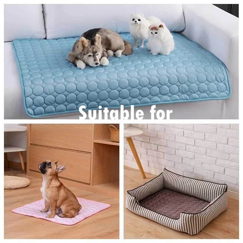 Dog Cooling Mat – Durable, Soft & Self-Cooling for Small & Large Dogs