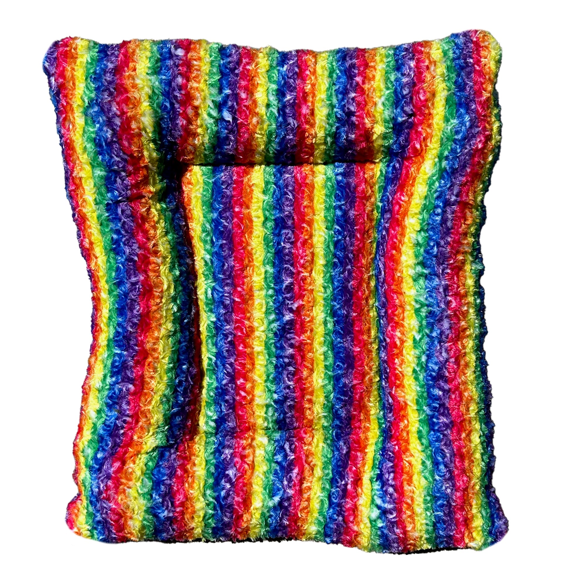 Dog Bed - Rectangle Bolstered Furvana™ 'Cloud'
