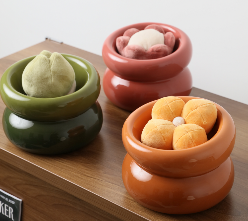 Soufflé Pet Bowl - Avocado Green