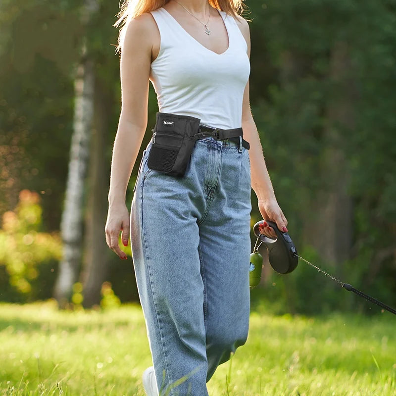 Outdoor Portable waist Bag for Training Dog.