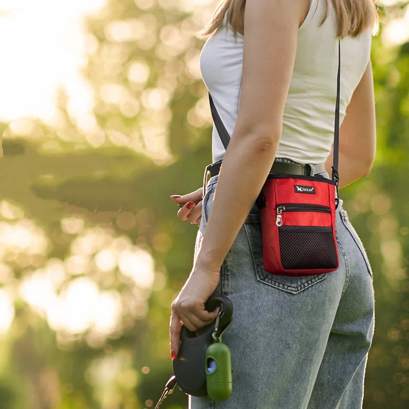 Outdoor Portable waist Bag for Training Dog.