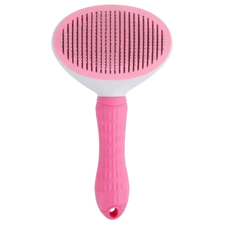 Self-Cleaning Pet Grooming Brush for Dogs and Cats