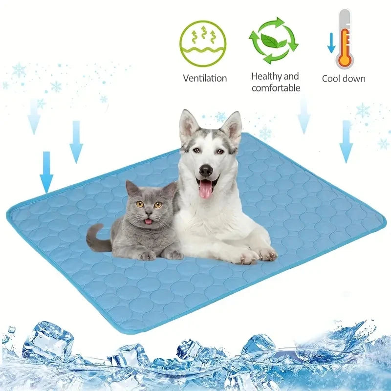 Dog Cooling Mat – Durable, Soft & Self-Cooling for Small & Large Dogs