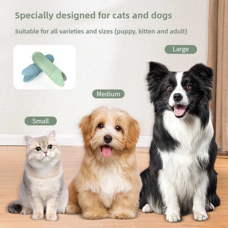 Finger Toothbrush for Dogs & Cats Dental Care