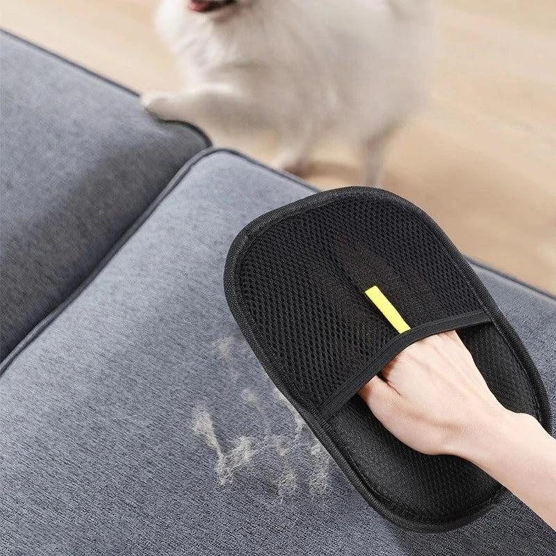 Pet Hair Remover Gloves – Washable & Reusable for Dogs, Cats, Clothes & Furniture