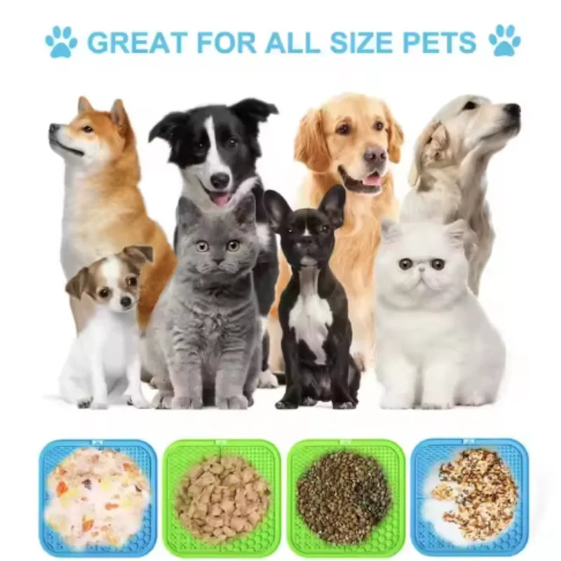 Dog Lick Mat – Slow Feeder, Anxiety Relief & Enrichment Toy