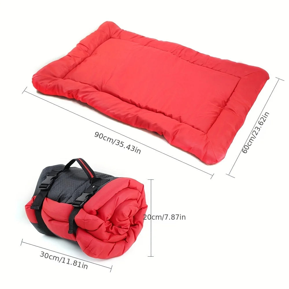 Waterproof, Washable, Anti-Slip Pet Bed Cushion for Indoor/Outdoor Use