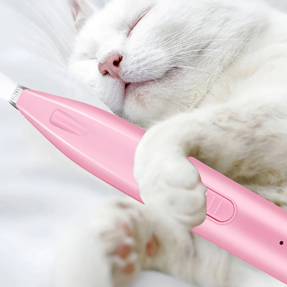 Electric Dog Hair Trimmer for Foot Hair that helps with Grooming.