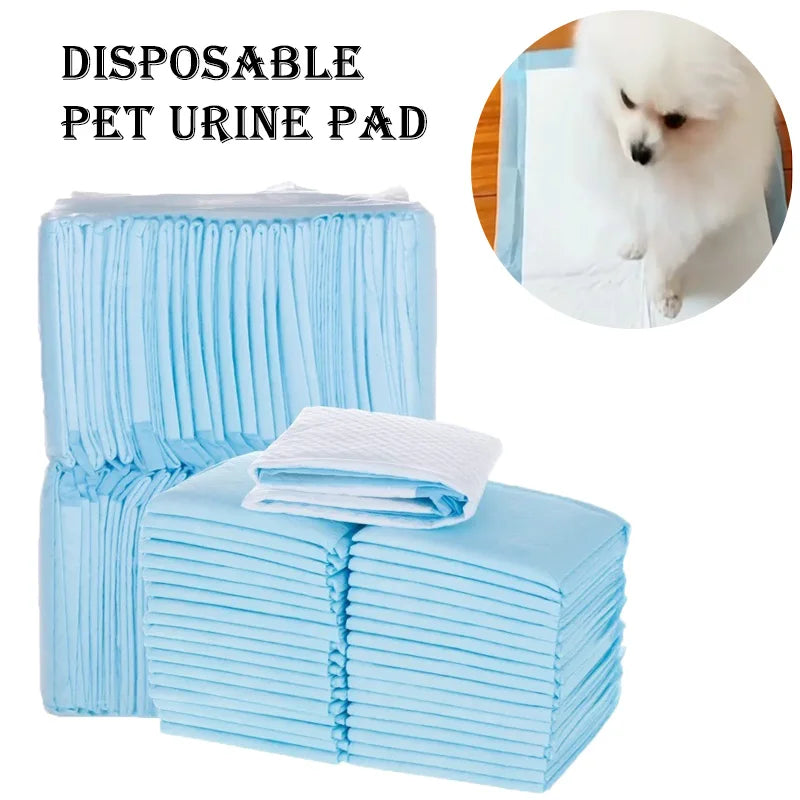 Pet Diaper Pads: Absorbent, Odor-Controlling, Quick-Dry Training Pee Mats - Disposable Dog Toilet (100/50/40/20 Count)