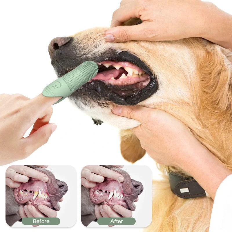 Finger Toothbrush for Dogs & Cats Dental Care